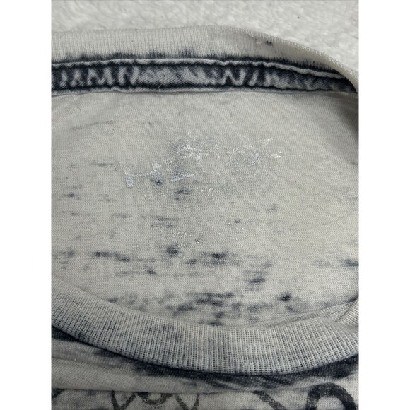 Helix Iron Horse Motorcycle Goth Tattoo Y2K Style Grahphic T-Shirt Size Medium - Picture 3 of 6